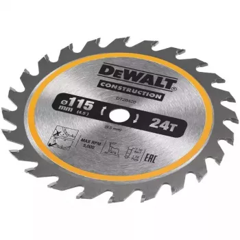 Kreissägeblatt DeWALT DT20420-QZ 11,5 cm für Holz