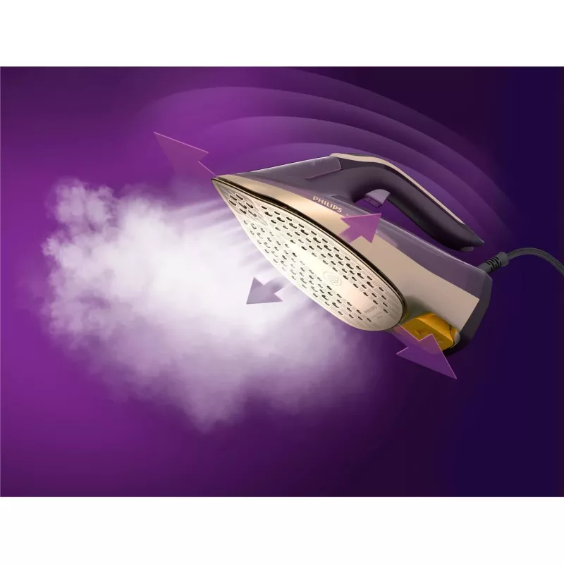 Dampfbügeleisen Philips DST8040/30 — 3000 W, 0,35 l Tank, SteamGlide Elite Bügelsohle, Vertikaldampf