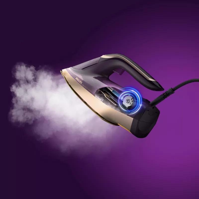 Dampfbügeleisen Philips DST8040/30 — 3000 W, 0,35 l Tank, SteamGlide Elite Bügelsohle, Vertikaldampf