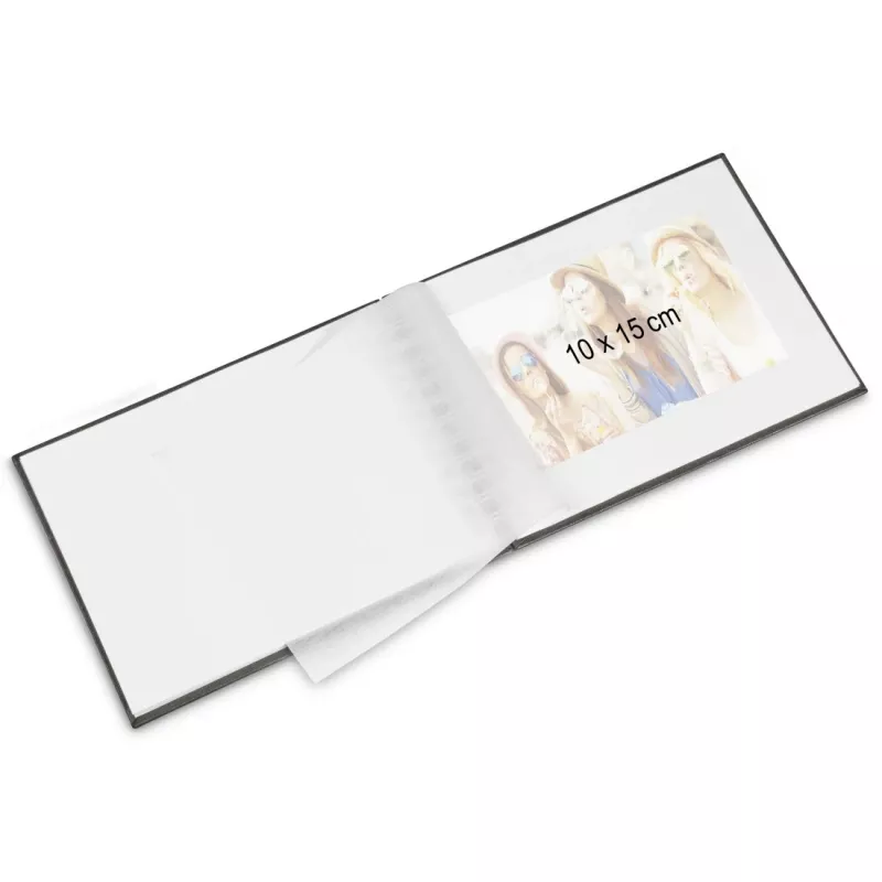 Hama Fine Art Fotoalbum Grau 50 Blatt 10 x 15 cm Spiralbindung
