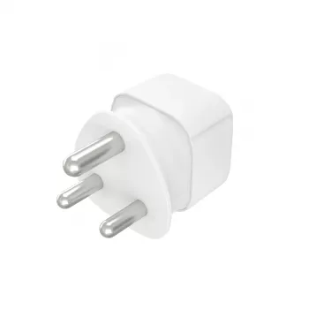 Hama 00223440 Netzstecker-Adapter Typ M Typ C (Eurostecker)+Typ F Weiß