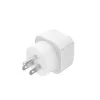 Hama 00223438 Netzstecker-Adapter Typ B Typ C (Eurostecker)+Typ F Weiß