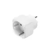Hama 00223438 Netzstecker-Adapter Typ B Typ C (Eurostecker)+Typ F Weiß