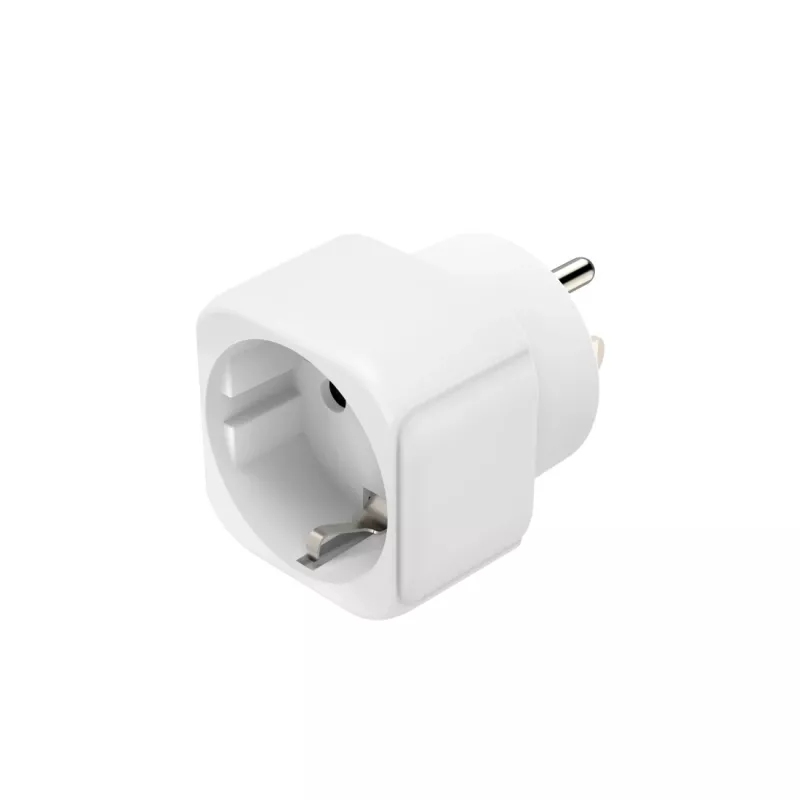 Hama 00223438 Netzstecker-Adapter Typ B Typ C (Eurostecker)+Typ F Weiß