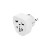 Hama 00223456 Netzadapter Typ E/F Hybrid Universal Weiß