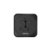 Hama 00223454 Netzstecker-Adapter Typ E/F Hybrid Universal Schwarz