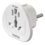 Hama 00223455 Netzstecker-Adapter Universal Weiß