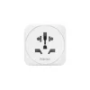 Hama 00223455 Netzstecker-Adapter Universal Weiß