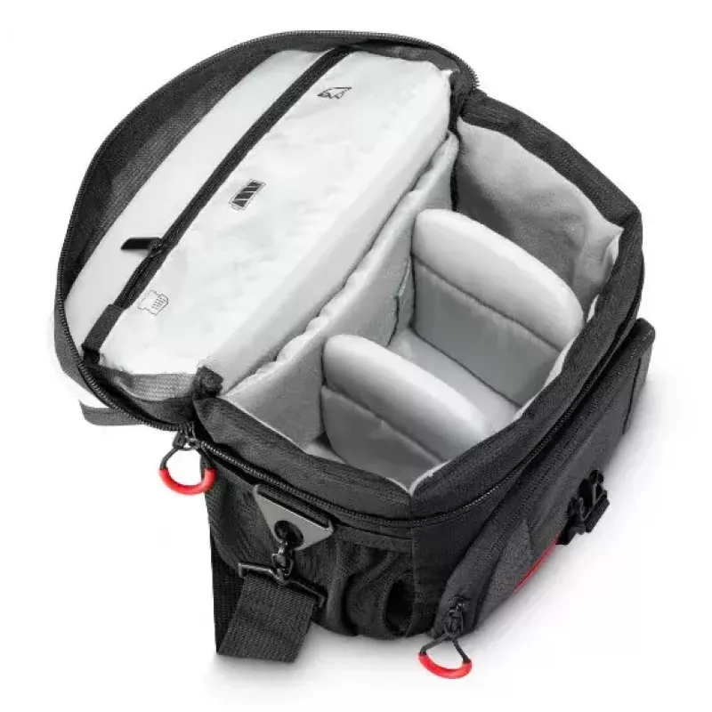 Kompaktkoffer Hama Phoenix 00121348 Schwarz Schultergurt Für jede Marke