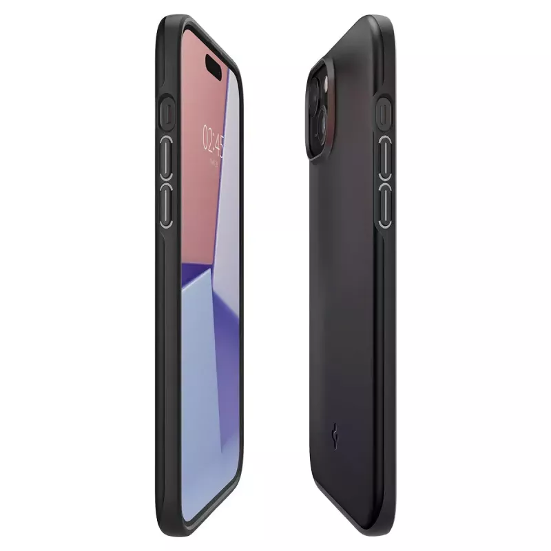 Cover Spigen ACS06776 für iPhone 15 15,5 cm Schwarz