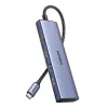 USB Type-C Hub UGREEN 20956A mit HDMI und USB 3.0, 5 Gbit/s, 4K 3840x2160, Silber
