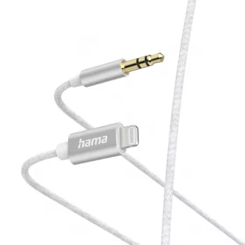 Lightning-Kabel Hama 00201522 1 m Weiß Lightning 3,5 mm