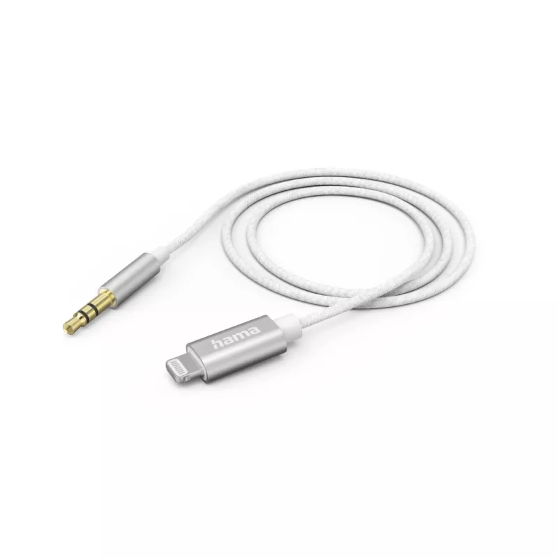 Lightning-Kabel Hama 00201522 1 m Weiß Lightning 3,5 mm
