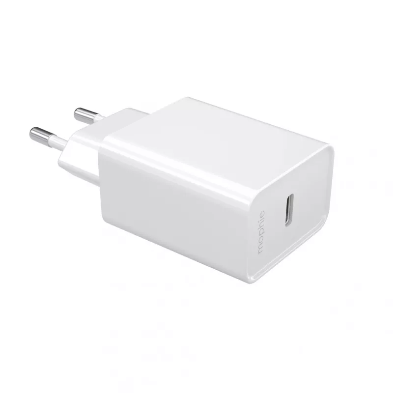 mophie essentials 20W USB-C PD-Netzteil Universal Weiß AC-Schnellladung Innenbereich
