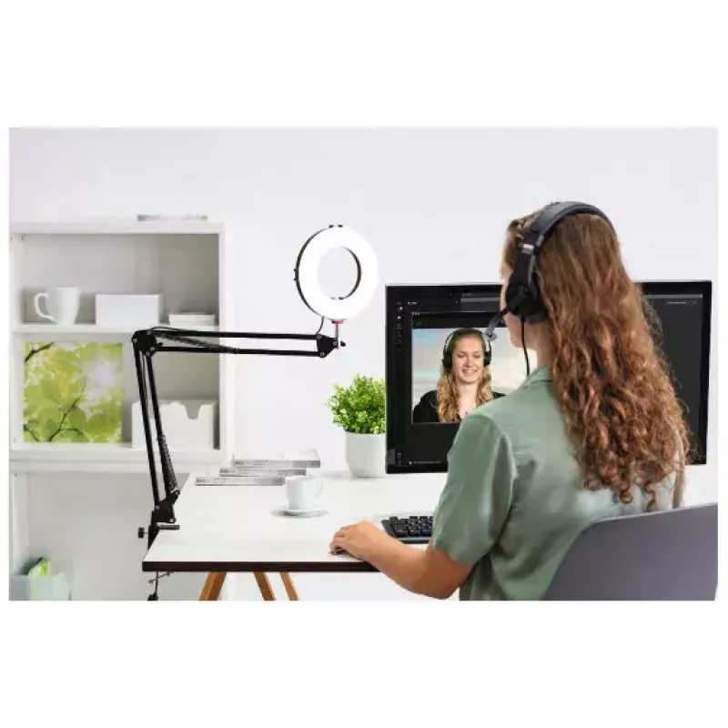 Hama 700 II Ringleuchte, Mikrofon, Webcam, Kamera, Mobiltelefon/Smartphone, Tablet/UMPC schwarz