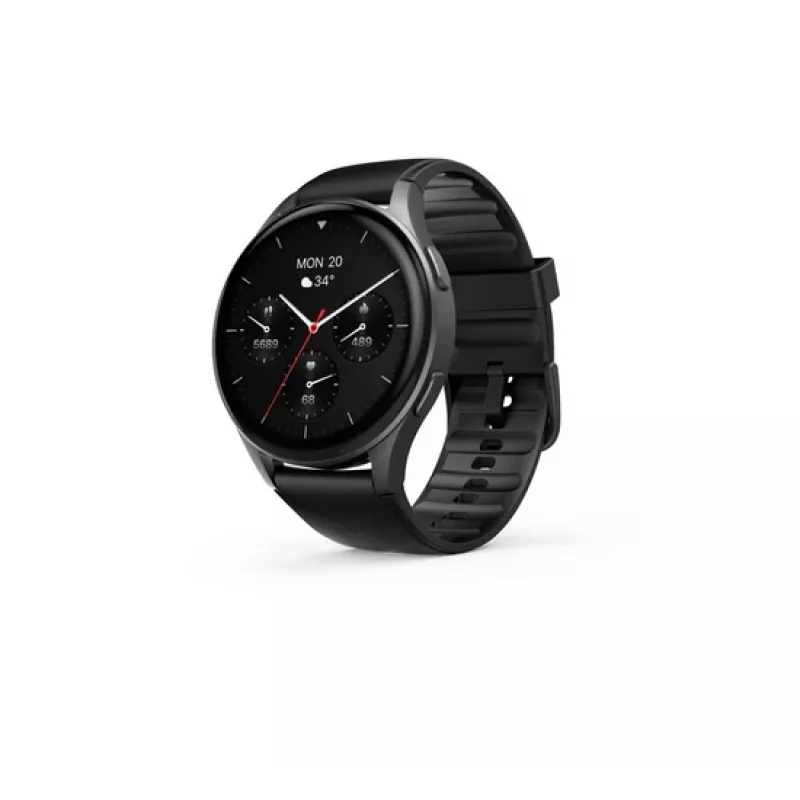 Hama Smartwatch 8900 3,63 cm (1,43 Zoll) AMOLED 45 mm Digital 466 x 466 Pixel Touchscreen Schwarz GPS (Satellit)