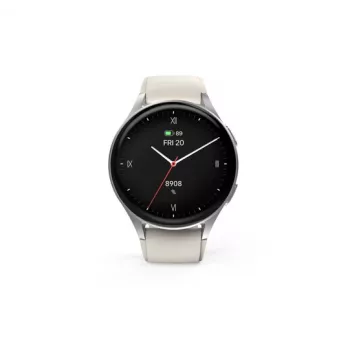 Hama Smartwatch 8900 3.35 cm (1.32 Zoll) AMOLED 42 mm Digital 466 x 466 Pixel Touchscreen Silber GPS (Satellit)