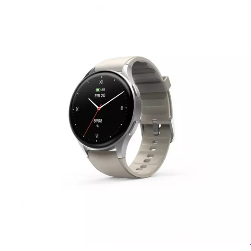 Hama Smartwatch 8900 3.35 cm (1.32 Zoll) AMOLED 42 mm Digital 466 x 466 Pixel Touchscreen Silber GPS (Satellit)