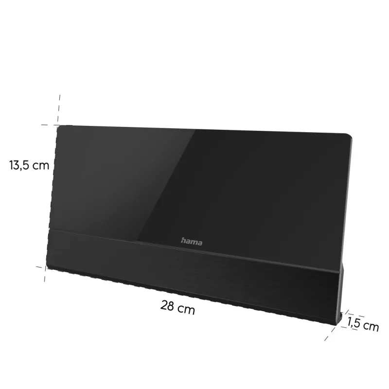 Indoor-Antenne Hama Premium 00221084 Schwarz 2m USB