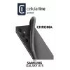Cellularline Chroma - Galaxy A15 Farbige weiche Gummihülle, Cover, Samsung, A15 5G, 16,5 cm (6,5 Zoll), Schwarz