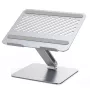 Laptopständer UGREEN 40291 Silber Aluminium, max. Höhe 20,1 cm, Neigung 0–180°, Platte 280×223 mm, für 17,3-Zoll-Laptops