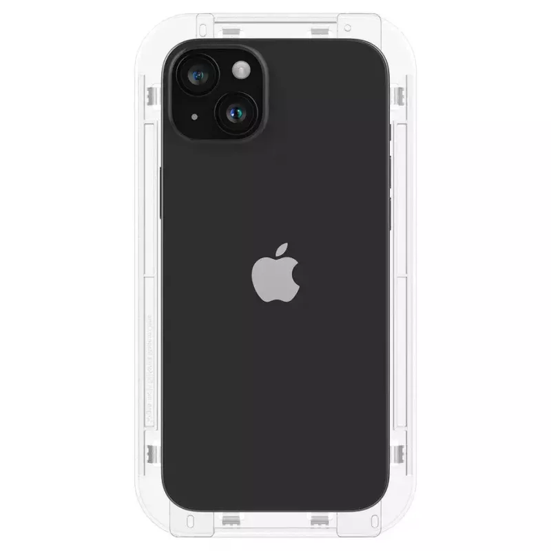 Spigen iPhone 15 Glas.tR EZ Fit Displayschutz aus gehärtetem Glas Transparent
