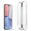 Spigen iPhone 15 Glas.tR EZ Fit Displayschutz aus gehärtetem Glas Transparent