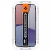 Spigen iPhone 15 Glas.tR EZ Fit Displayschutz aus gehärtetem Glas Transparent