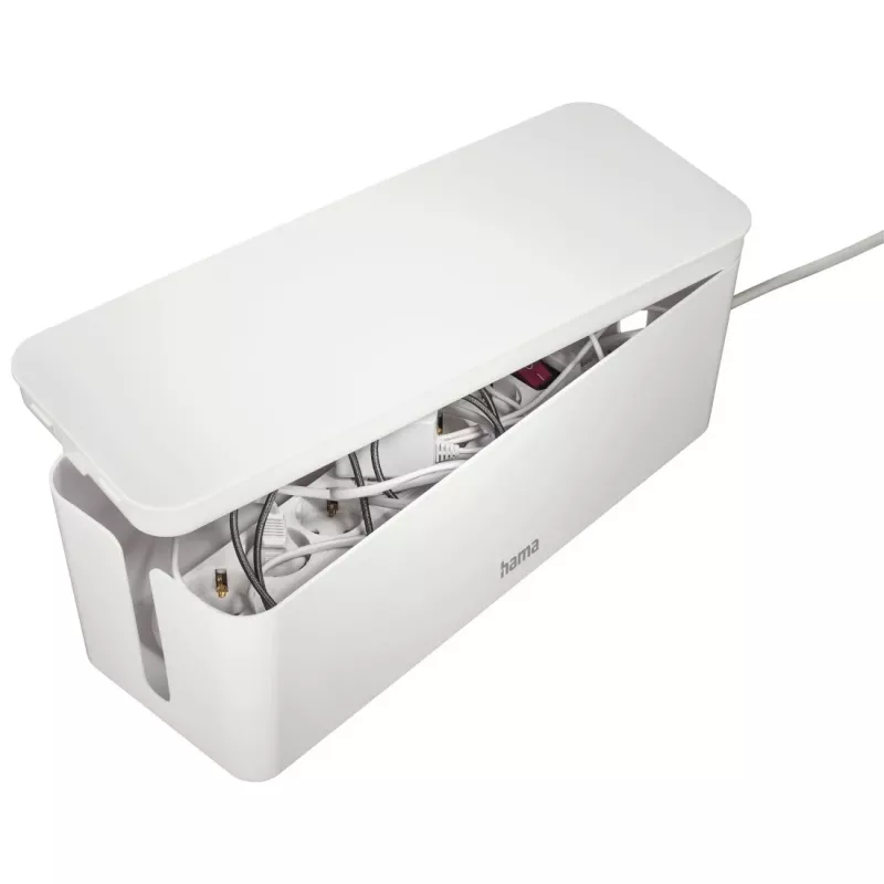Hama 00221011 Kabelbox Universal Kabelbox Weiß