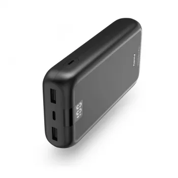 Hama 00201710 Powerbank Lithium-Polymer (LiPo) 20000 mAh Anthrazit