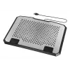 Hama Aluminium Laptop-Kühlpad 39,6 cm (15,6 Zoll) Schwarz