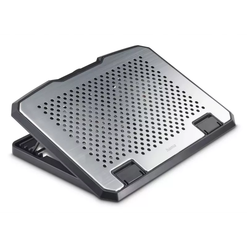 Hama Aluminium Laptop-Kühlpad 39,6 cm (15,6 Zoll) Schwarz