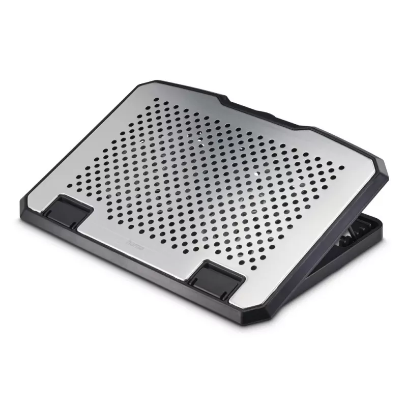 Hama Aluminium Laptop-Kühlpad 39,6 cm (15,6 Zoll) Schwarz