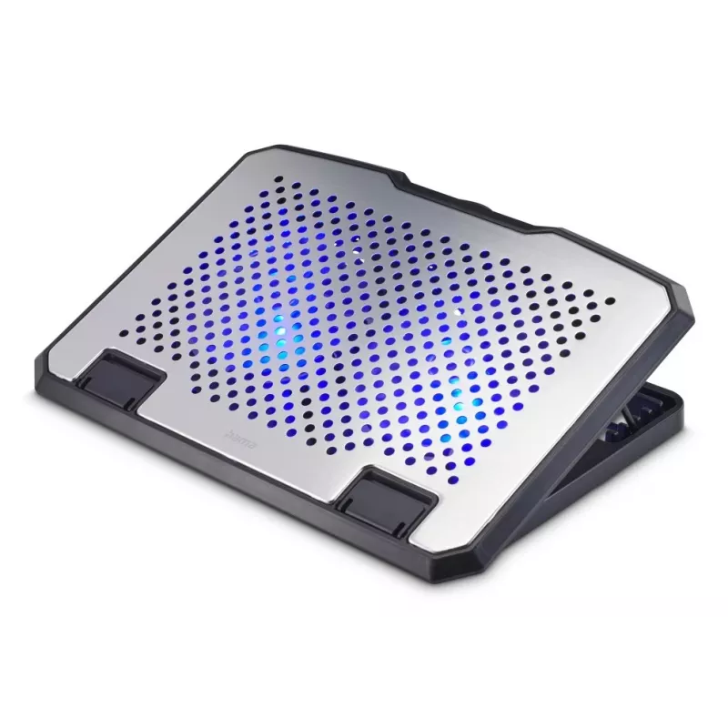 Hama Aluminium Laptop-Kühlpad 39,6 cm (15,6 Zoll) Schwarz