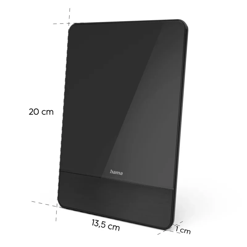 Zimmerantenne Hama Pro 2m USB Schwarz 135x10x200mm