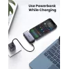 Powerbank UGREEN 35338, 5000 mAh, grau, tragbare Batterie für Smartphones, Ausgabe für ein Gerät