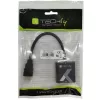 Techly Kabeladapter Konverter HDMI zu VGA Schwarz 0,1 m 1920x1200 60 Hz