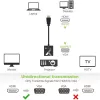 Techly Kabeladapter Konverter HDMI zu VGA Schwarz 0,1 m 1920x1200 60 Hz