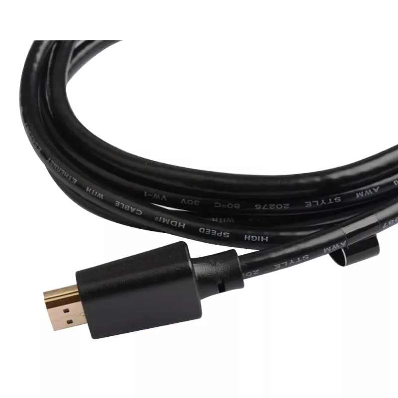 HDMI-Kabel TECHLY ICOC HDMI21-8-030 3 m, HDMI Typ A Stecker–Stecker, HDMI 2.1, 48 Gbit/s, vergoldete Kontakte, schwarz