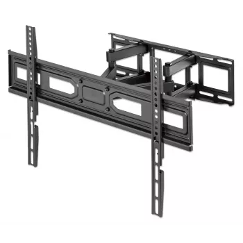 Manhattan TV & Monitor Halterung Wand Full Motion 1 Bildschirm 37-65 Schwarz VESA 100x100 bis 600x400mm Max 40kg