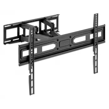 Manhattan TV & Monitor Halterung Wand Full Motion 1 Bildschirm 37-65 Schwarz VESA 100x100 bis 600x400mm Max 40kg