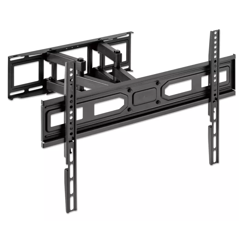 Manhattan TV & Monitor Halterung Wand Full Motion 1 Bildschirm 37-65 Schwarz VESA 100x100 bis 600x400mm Max 40kg