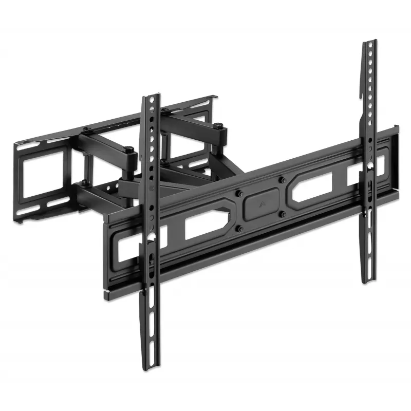 Manhattan TV & Monitor Halterung Wand Full Motion 1 Bildschirm 37-65 Schwarz VESA 100x100 bis 600x400mm Max 40kg