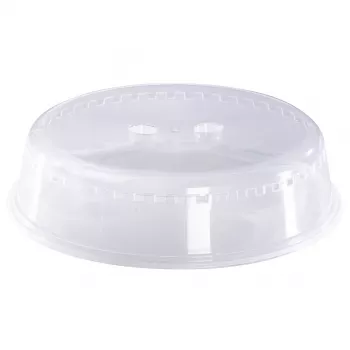 Mikrowellen-Spritzschutz Hama Basic 26 cm transparent Kunststoff