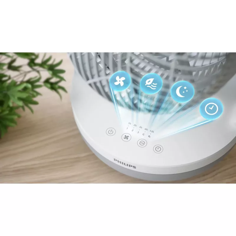 Haushaltsventilator Philips CX2050/00 Weiß 24W AC Tischventilator