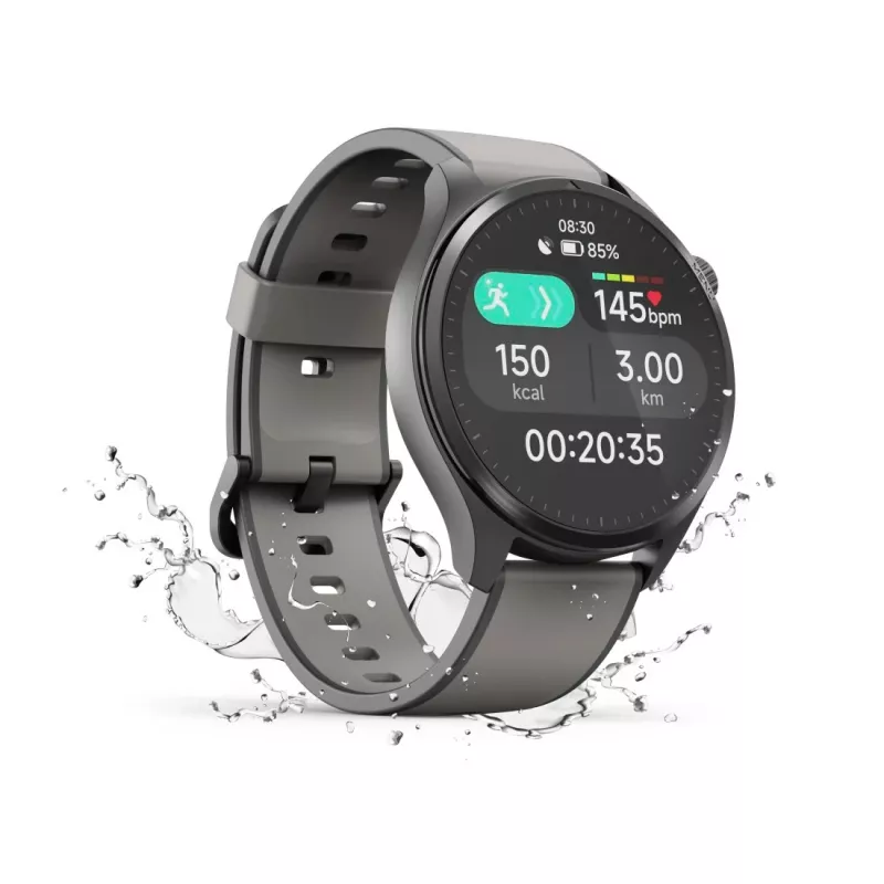 Hama 9000 3,63 cm (1,43 Zoll) AMOLED 52 mm Digitaler Touchscreen Anthrazit GPS (Satellit)