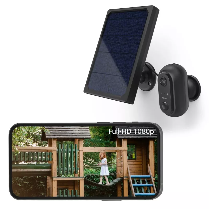 IP-Überwachungskamera Hama 00176648 Outdoor Wireless Schwarz 1080p