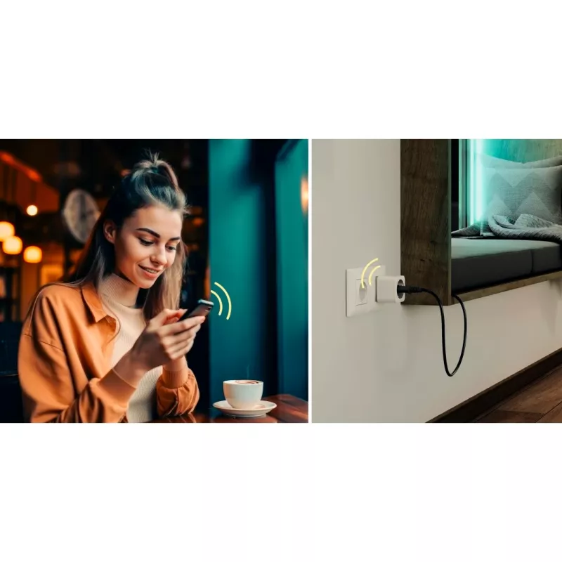 Smart Plug Hama 00176654 3680 W Innenbereich Kabellos Wi-Fi Weiß