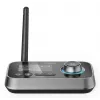 Drahtloser Audio-Transmitter/-Receiver HAMA Link.it duo 3,5 mm, Bluetooth, 10 m Reichweite, USB-betrieben, schwarz