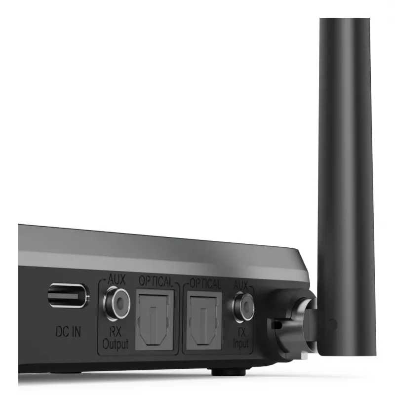 Drahtloser Audio-Transmitter/-Receiver HAMA Link.it duo 3,5 mm, Bluetooth, 10 m Reichweite, USB-betrieben, schwarz